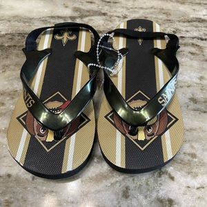 Kids New Orleans Saints Flip Flops